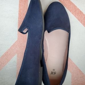 H&M Navy Loafers Size 7